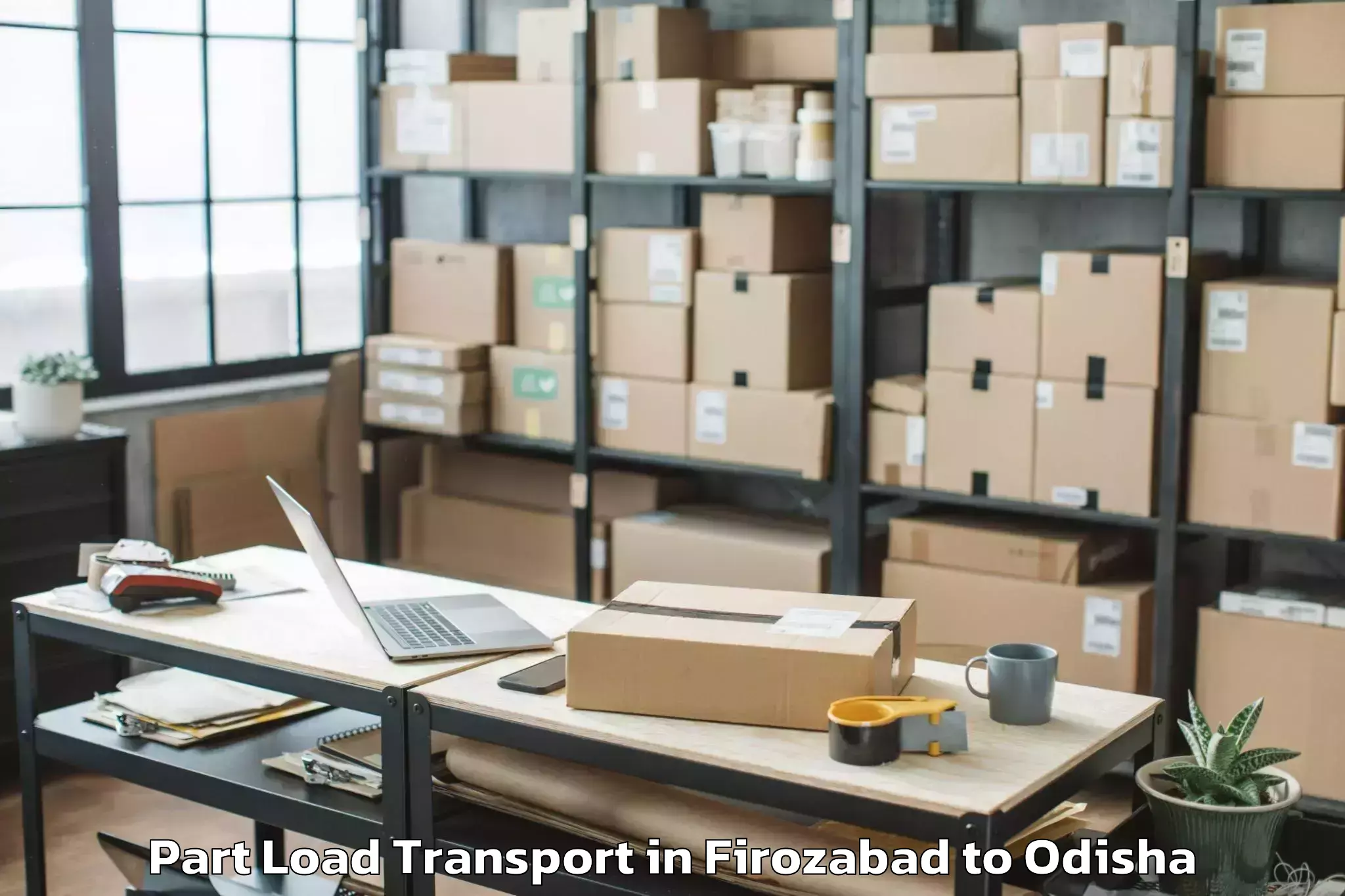 Top Firozabad to Sankerko Part Load Transport Available